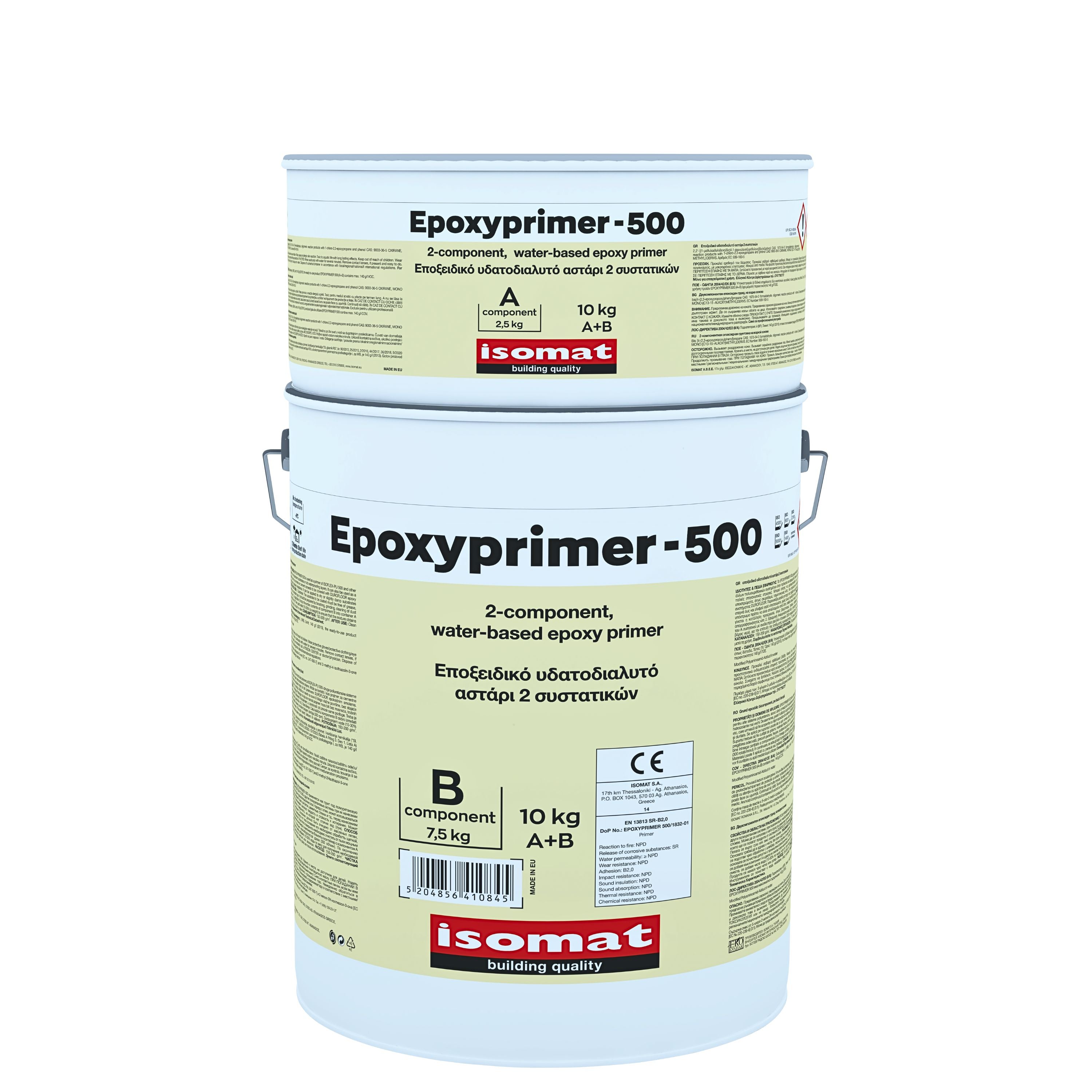 EPOXYPRIMER-500 Zweikomponentige, wasseremulgierte Epoxi-Haftgrundierung