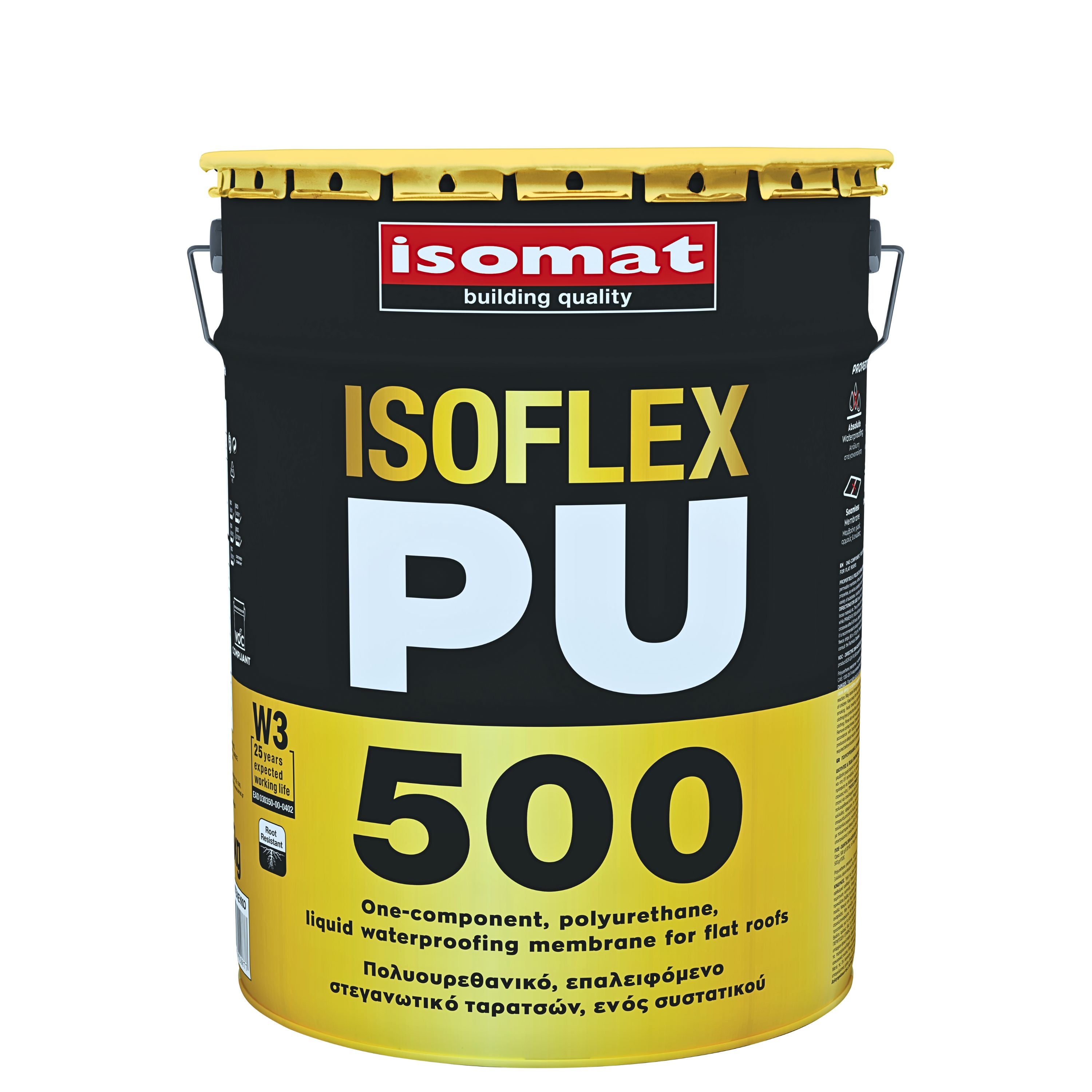 ISOFLEX-PU 500 Einkomponentige Flüssigabdichtung auf Polyurethanbasis