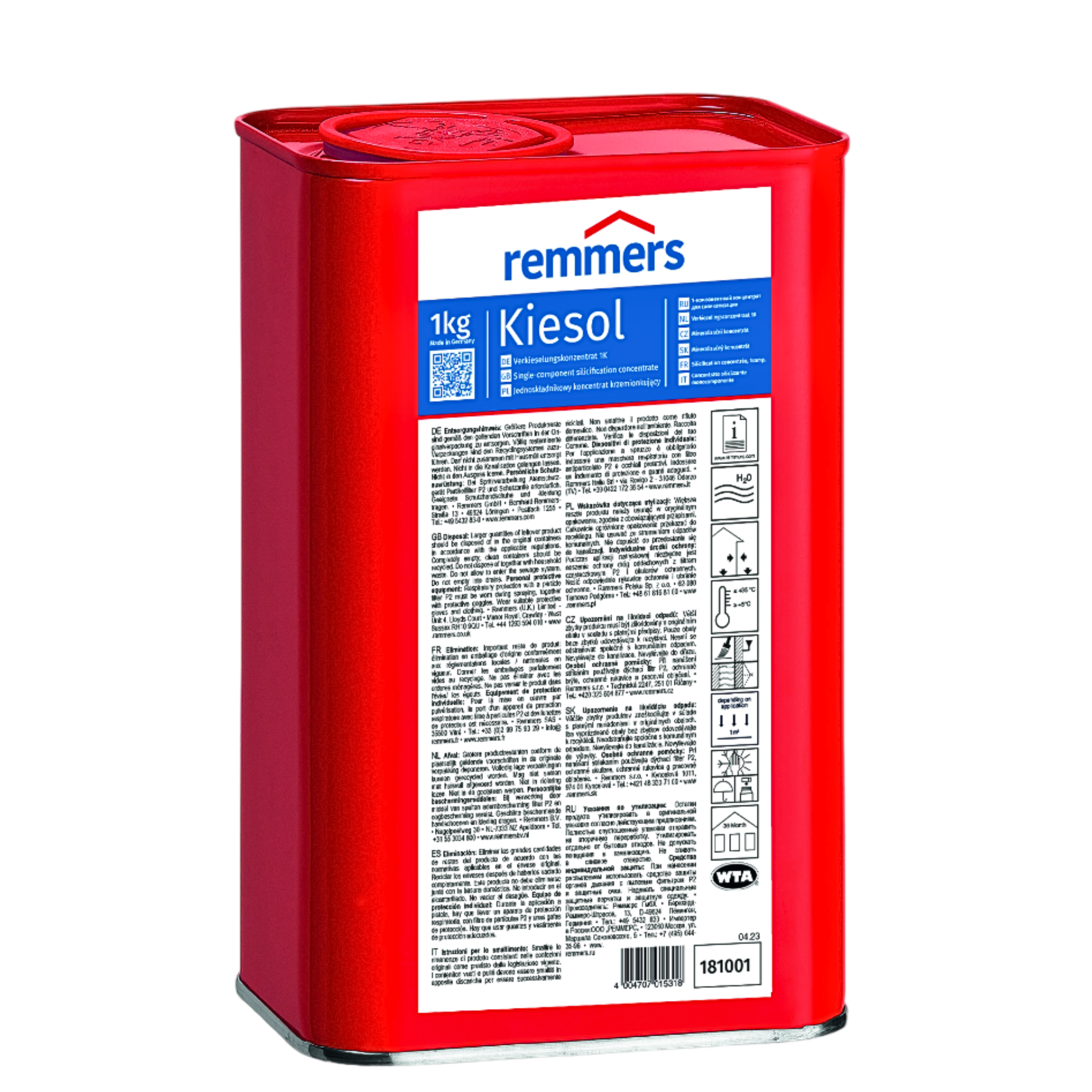 Kiesol Lösemittelfreies, verfestigendes Verkieselungskonzentrat 1K