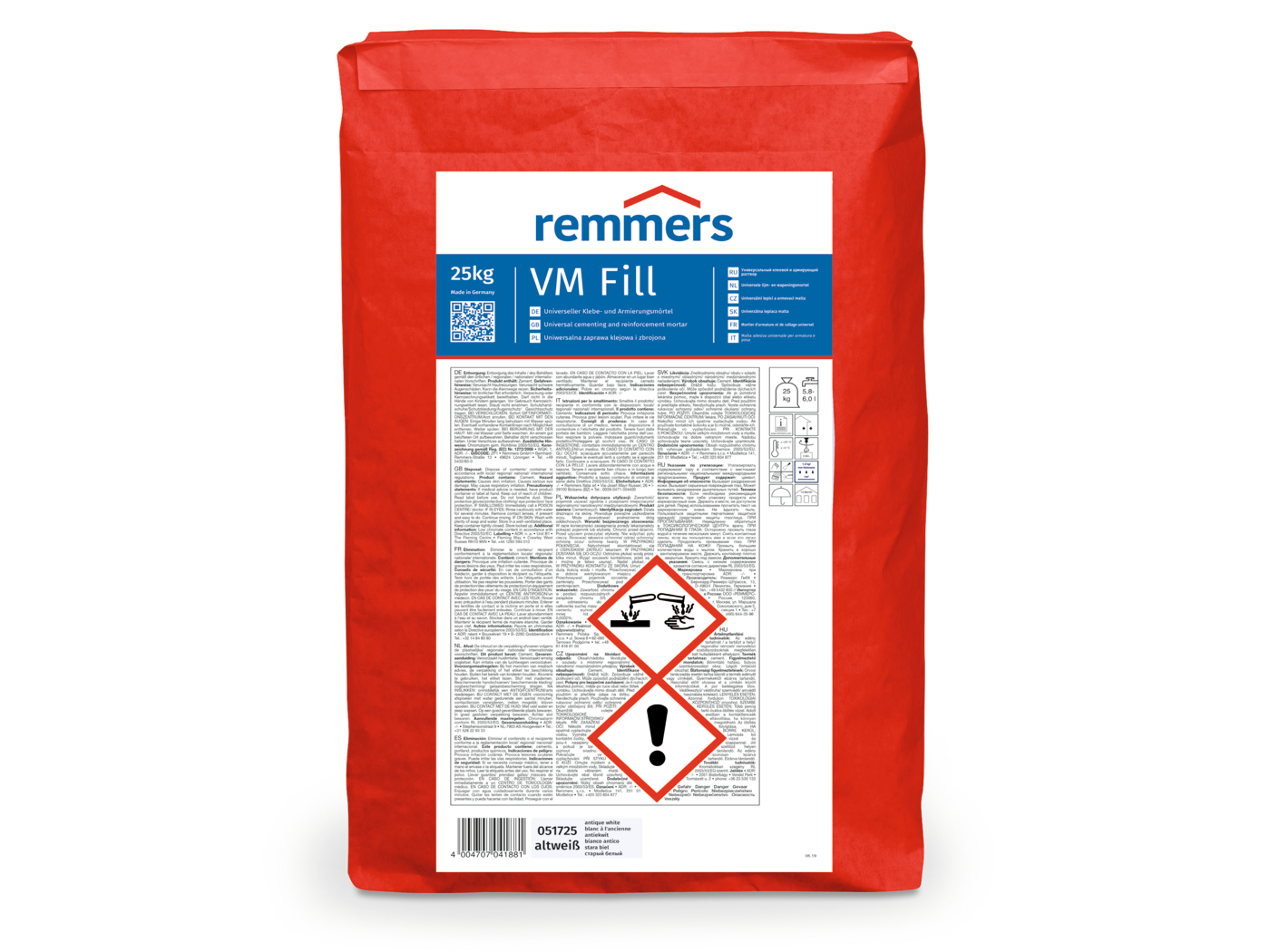 VM Fill Universeller Klebe- und Armierungsmörtel