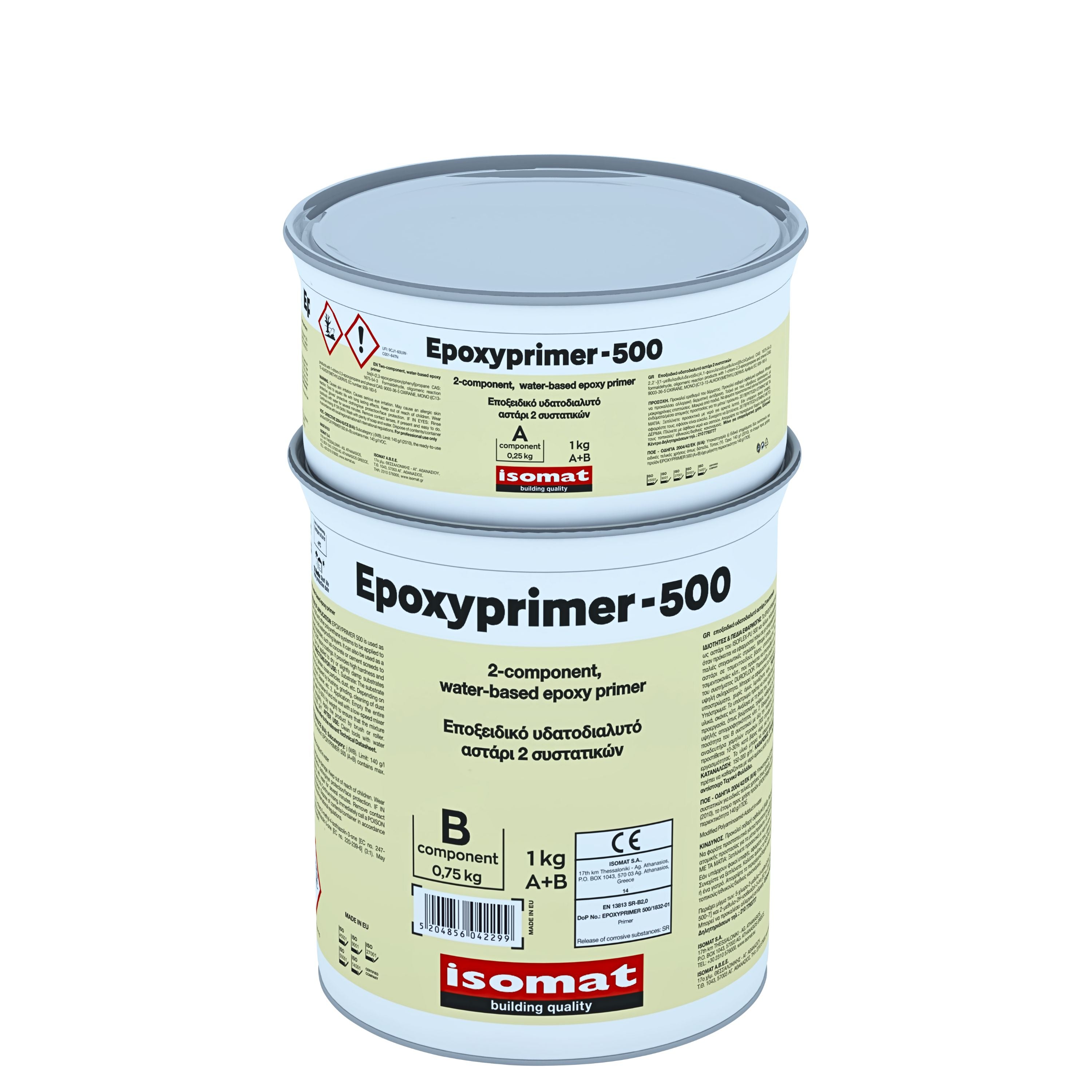 EPOXYPRIMER-500 Zweikomponentige, wasseremulgierte Epoxi-Haftgrundierung