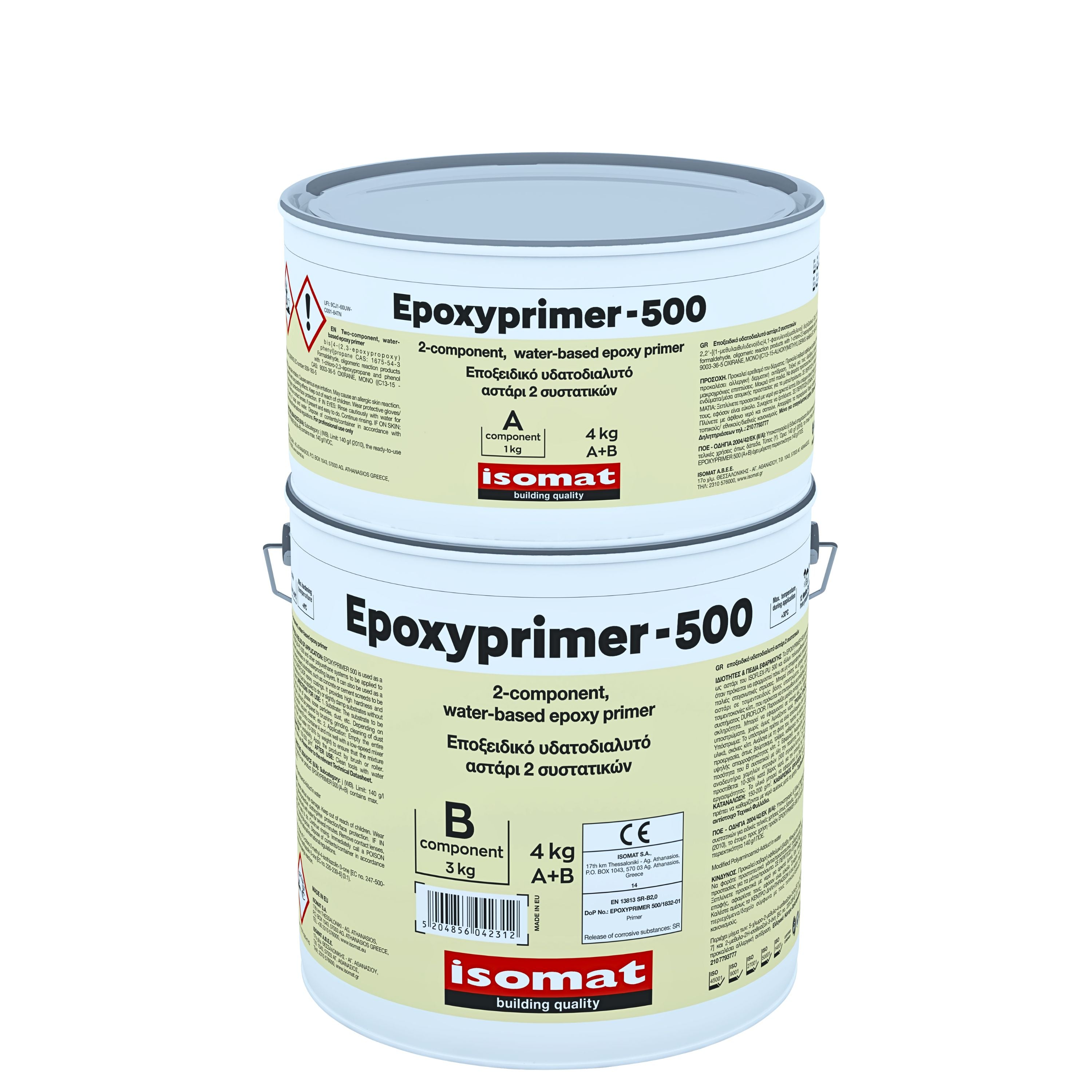 EPOXYPRIMER-500 Zweikomponentige, wasseremulgierte Epoxi-Haftgrundierung