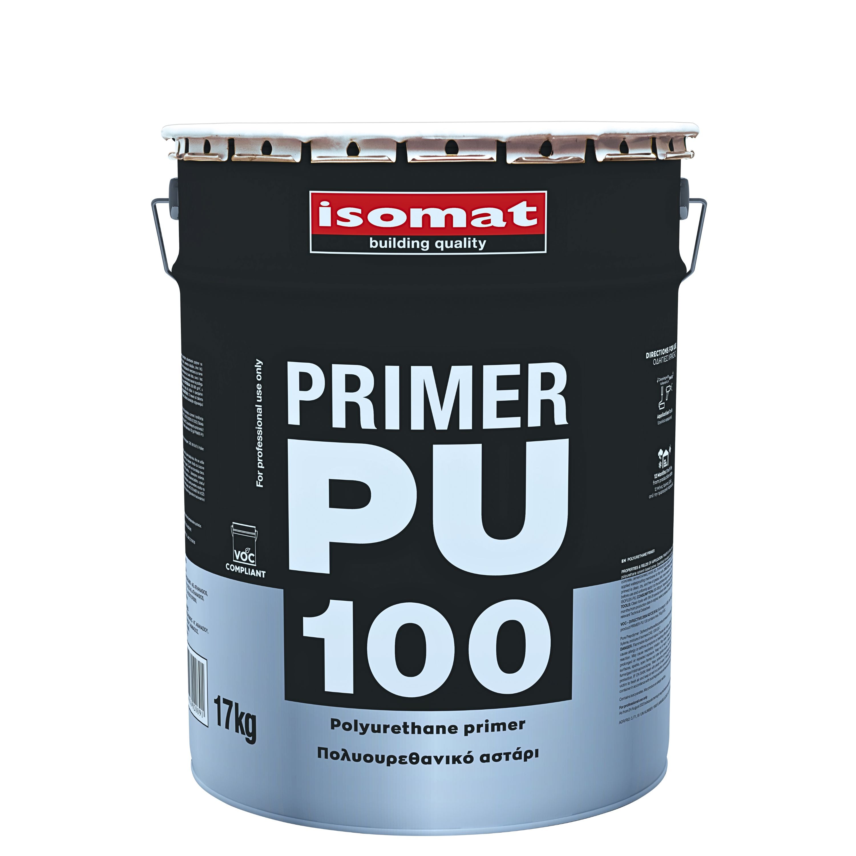PRIMER-PU 100 Gebrauchsfertige, lösemittelhaltige, einkomponentige Grundierung auf Polyurethanbasis