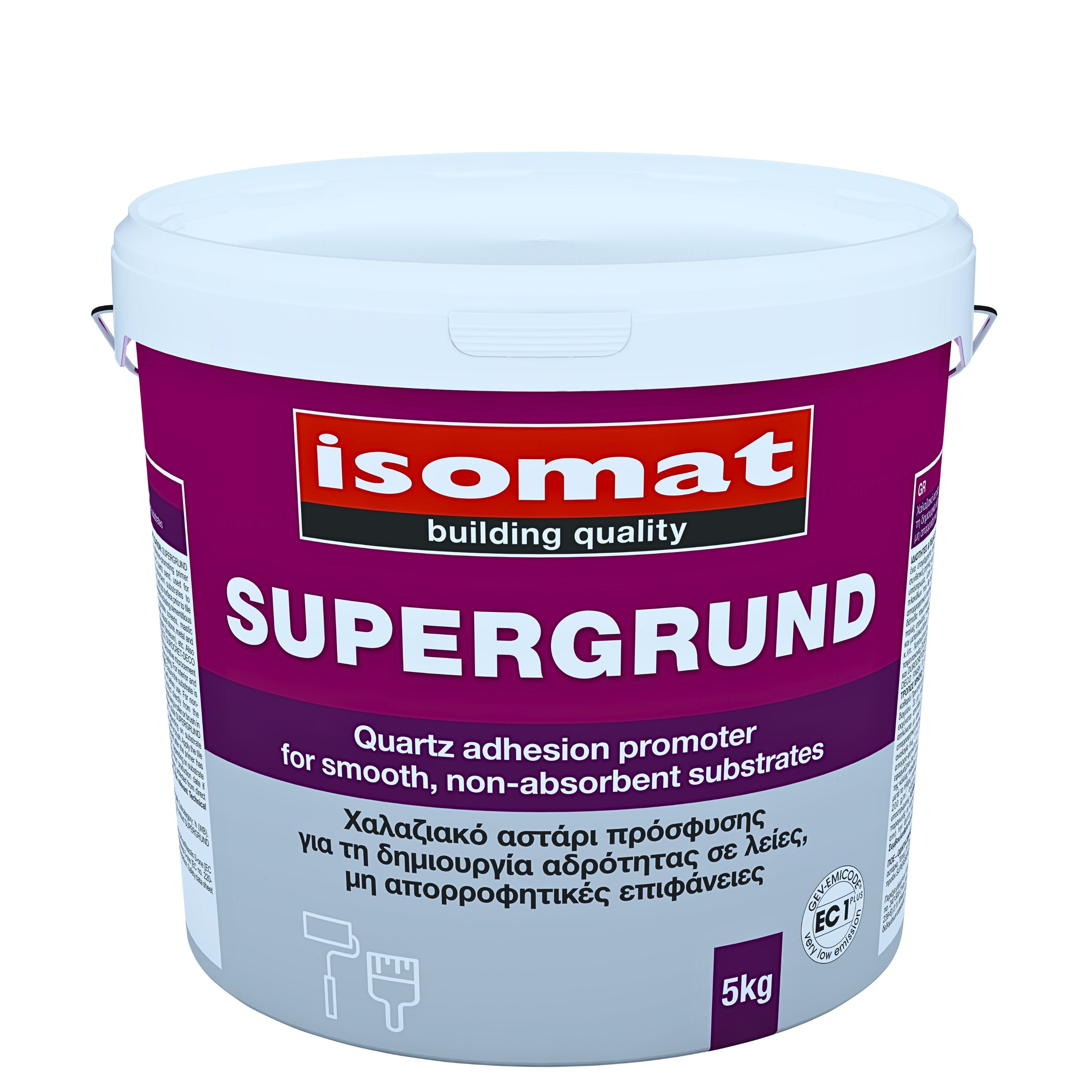 SUPERGRUND Quarzsandmodifizierte, lösemittelfreie Spezialhaftbrücke für Wand- und Bodenflächen mit hoher Verbundhaftfestigkeit auf glatten und gefügedichten Untergründen