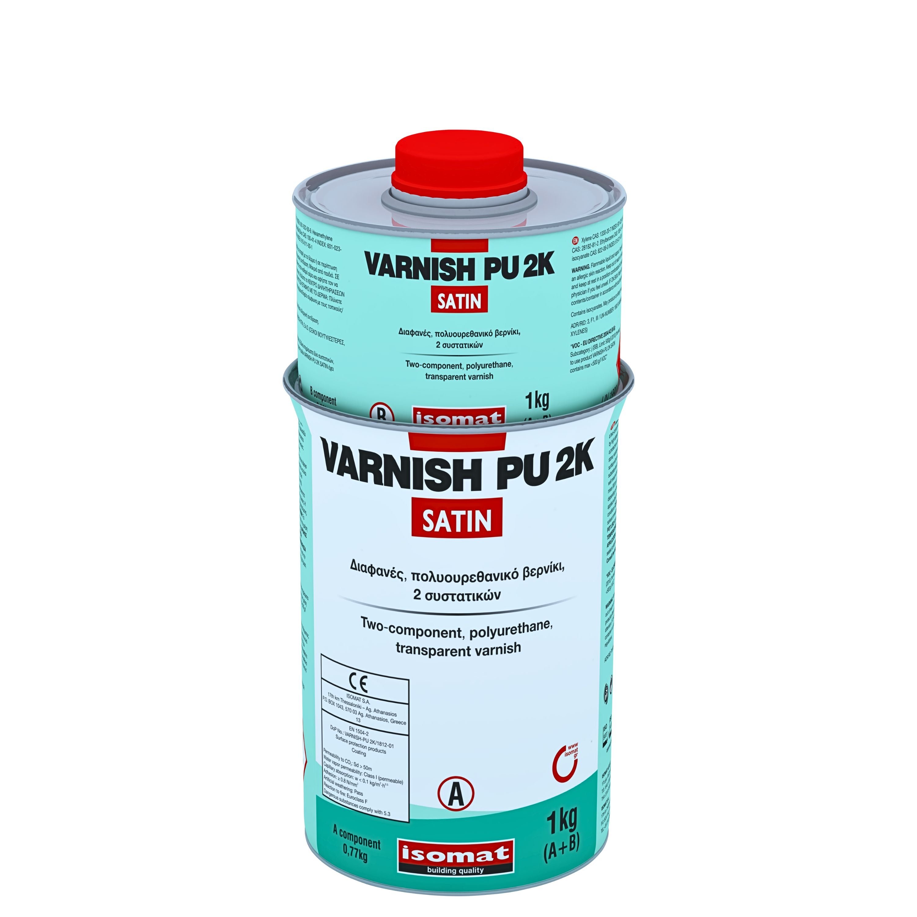 VARNISH-PU 2K Transparente, lösemittelhaltige, zweikomponentige Polyurethan-Versiegelung, glänzend oder seidenglänzend