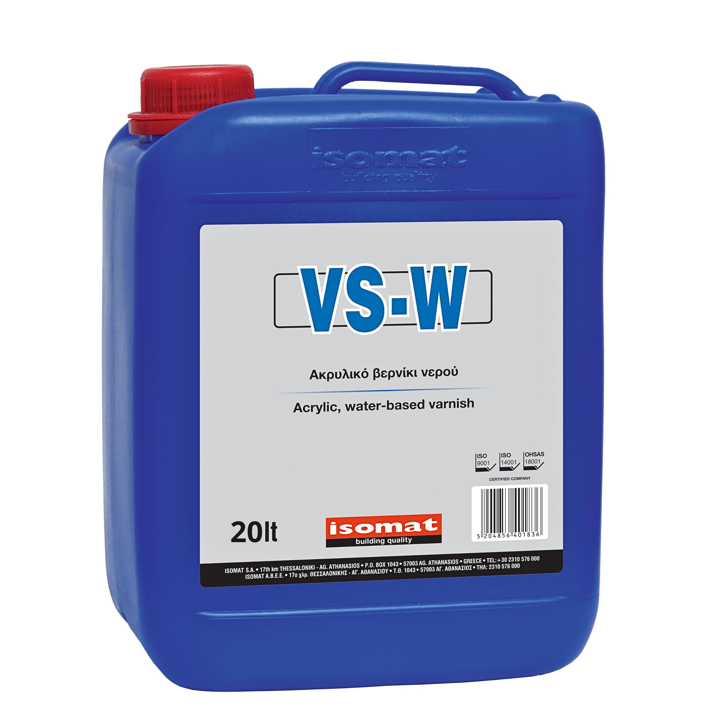 VS-W Transparenter, wasserlöslicher Acrylat-Klarlack