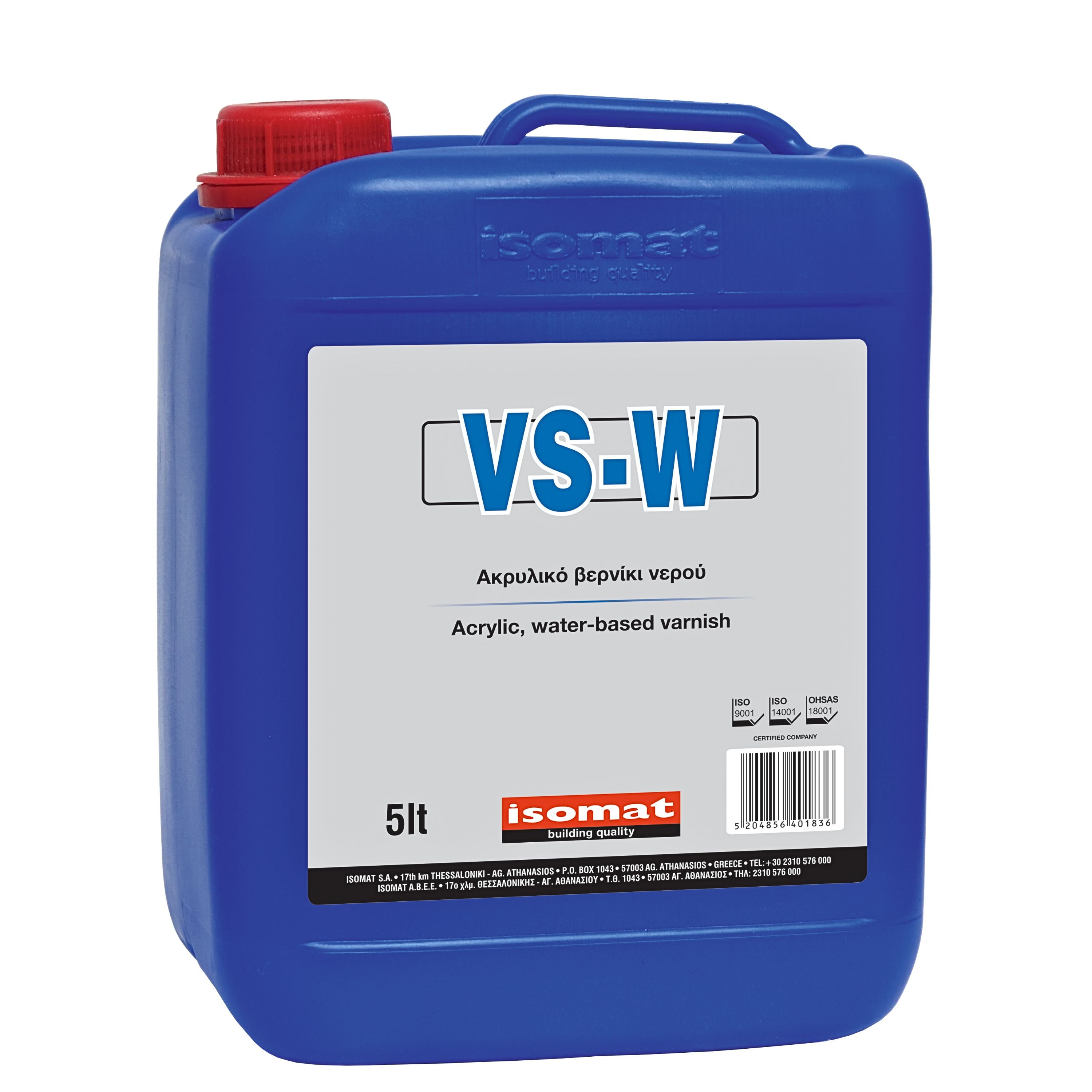 VS-W Transparenter, wasserlöslicher Acrylat-Klarlack